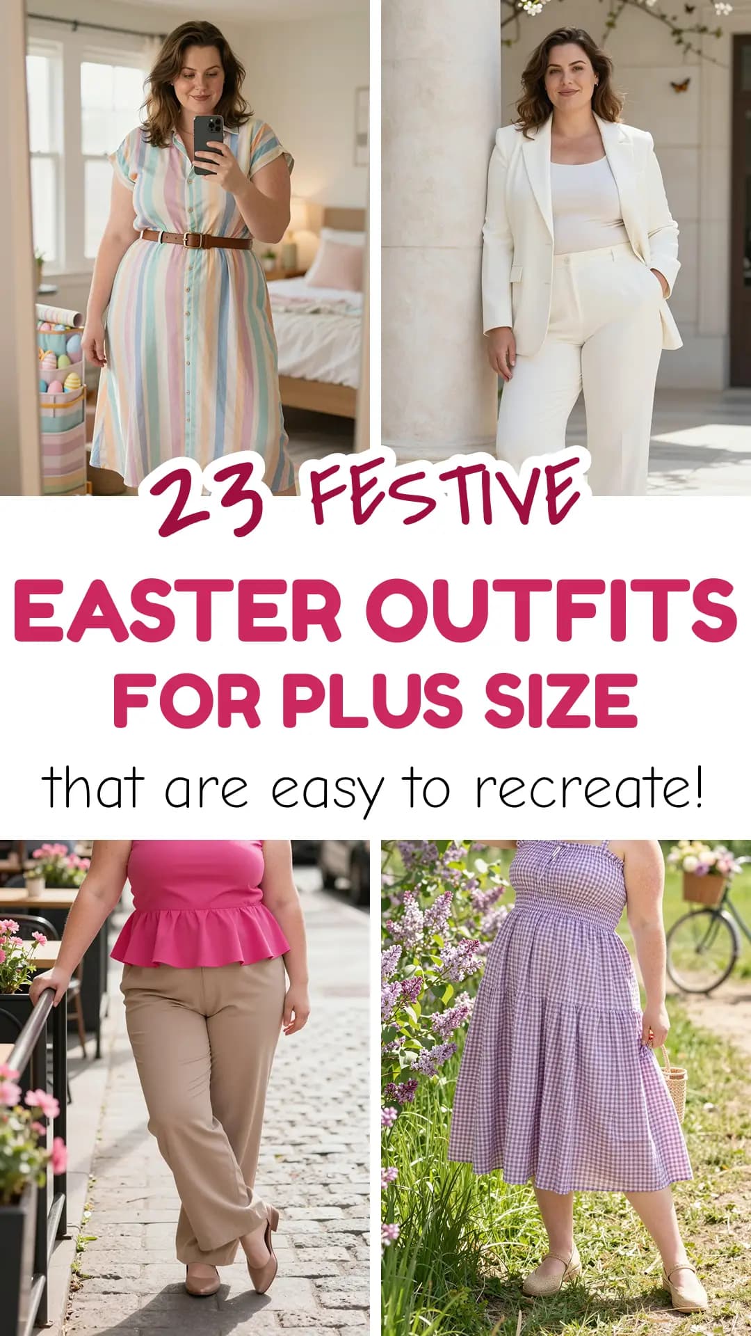 23 Beautiful Easter Outfits for Plus Size Women for Spring 2026 | Elegant Pastels, Floral Dresses, and Sunday Best Styles for Easter Brunch for Curvy Women