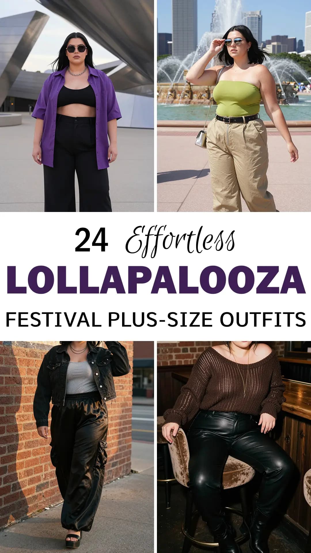 24 Edgy Lollapalooza Outfits for Plus Size Women (2026) | Chicago Festival Fashion, Y2K Style & Comfort