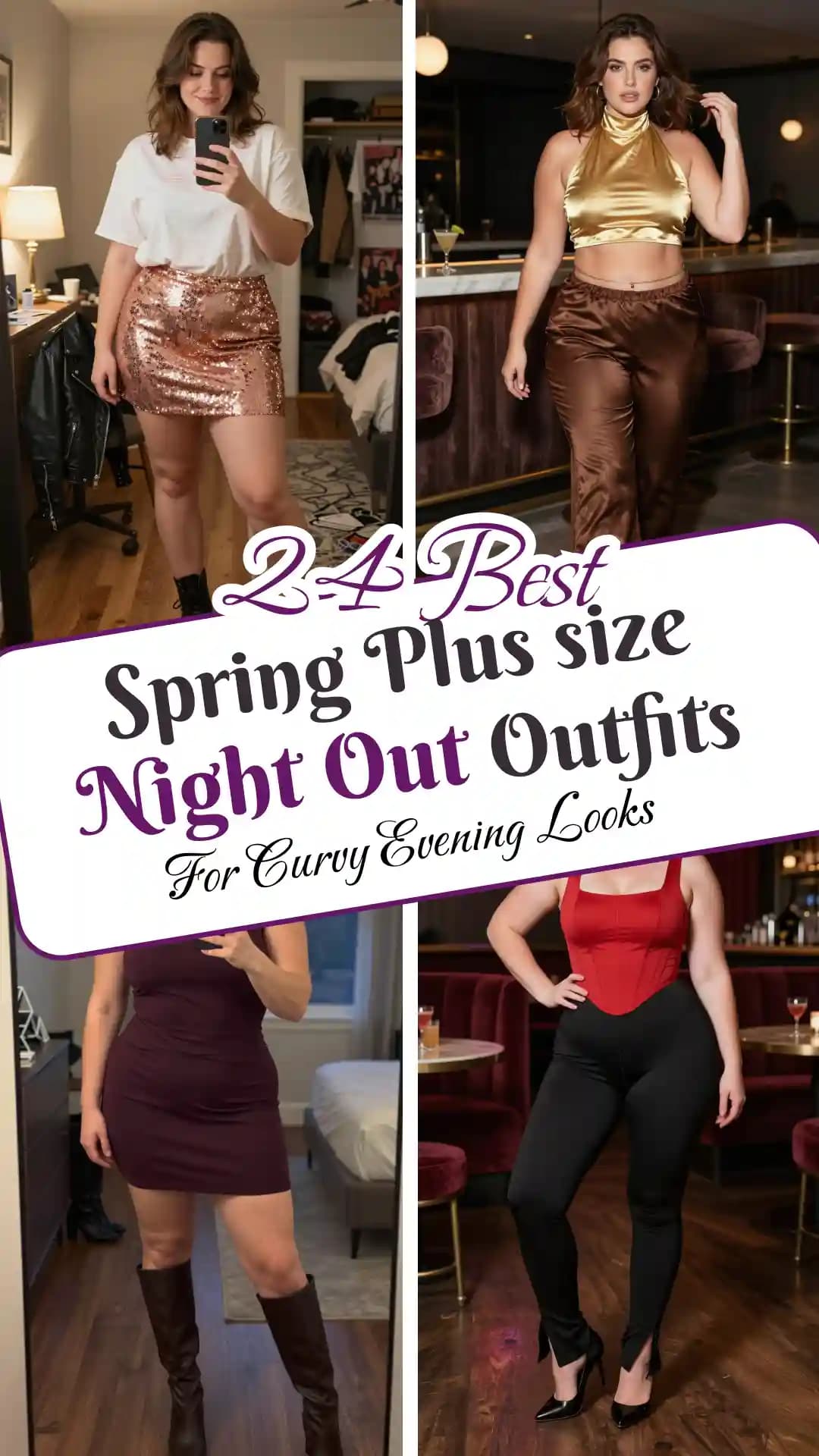 24 Stunning Spring Night Out Outfits for Plus Size Women (2026) | Chic Clubwear, Date Night Styles, and Curvy Evening Looks