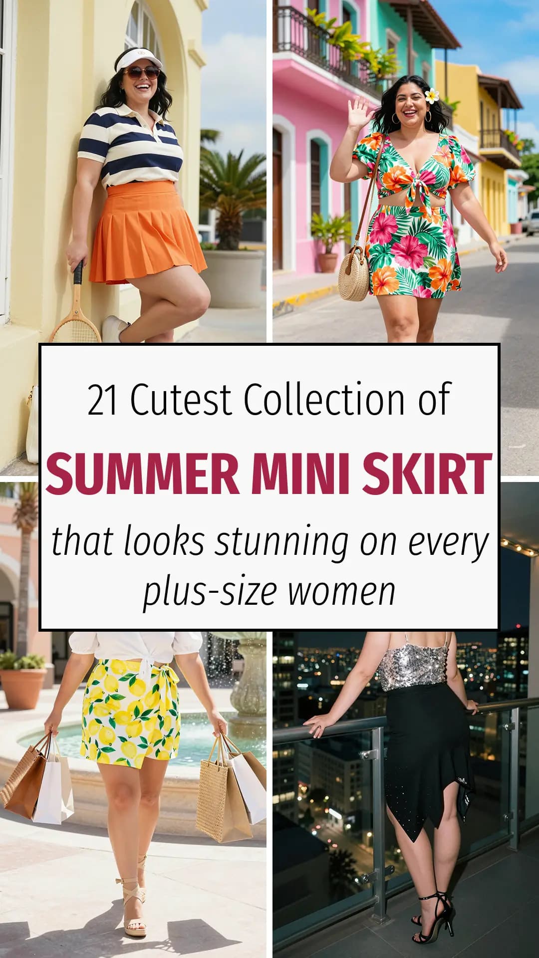 21 Chic Summer Mini Skirt Outfits for Curvy Women (2026) | Flattering Fits, Casual Looks & Night Out Style
