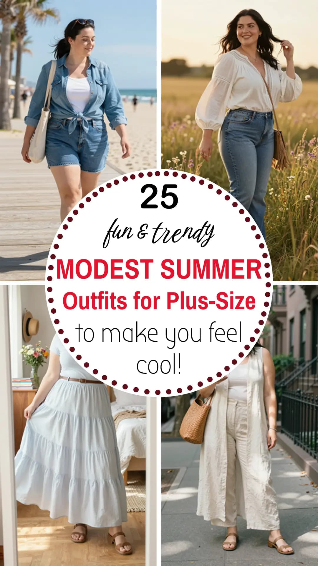 25 Chic Modest Summer Outfit Ideas for Curvy Women (2026)