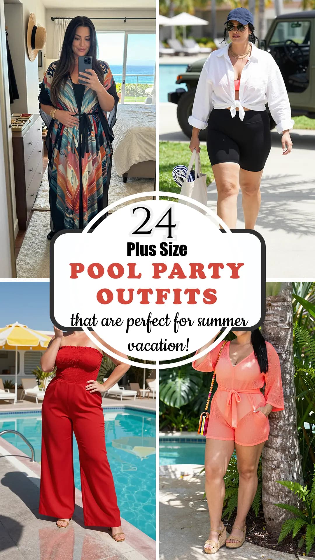 24 Stunning Pool Party Outfits for Plus Size Women in 2026