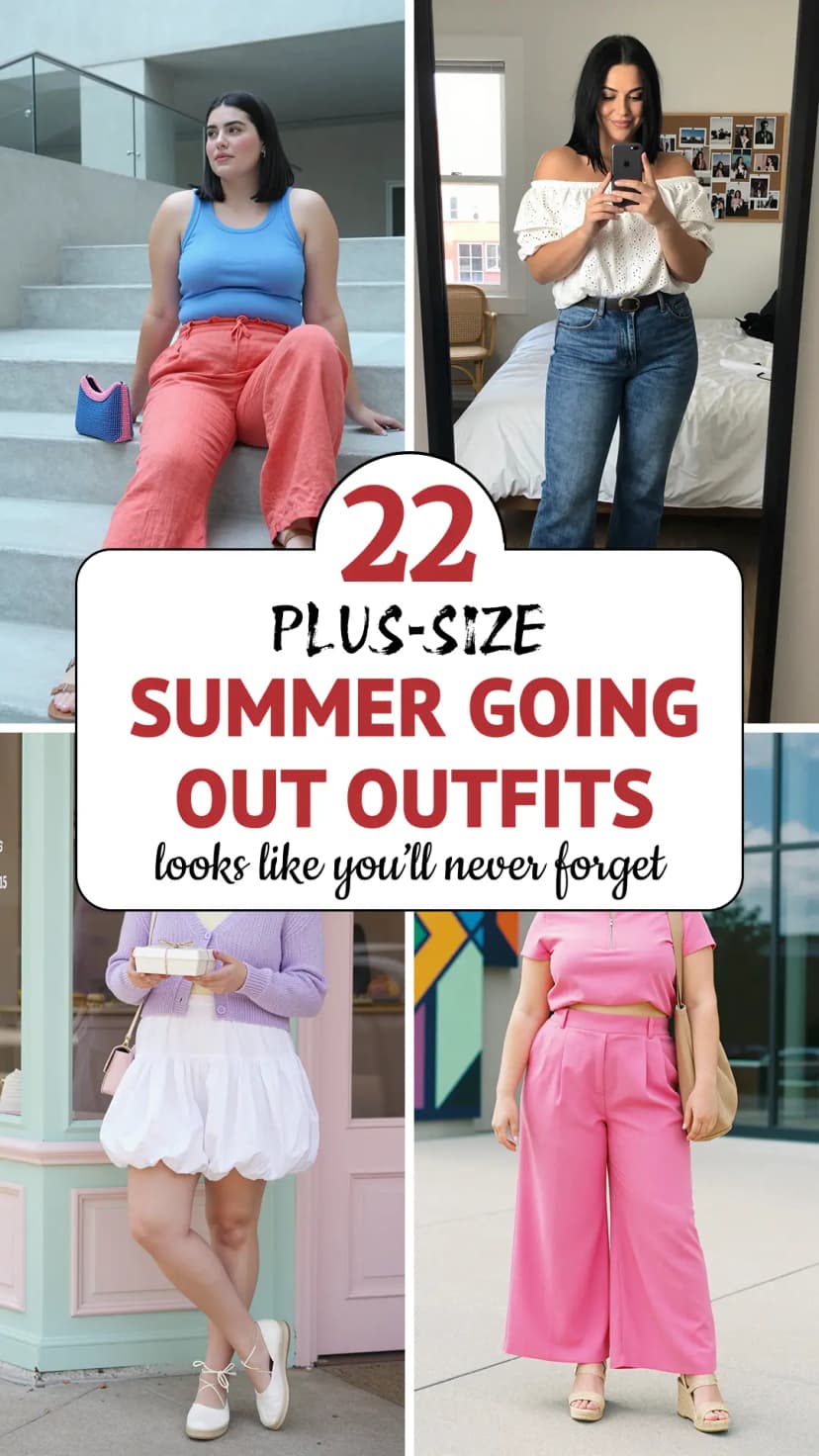 Summer Going Out Outfits for Plus Size Women