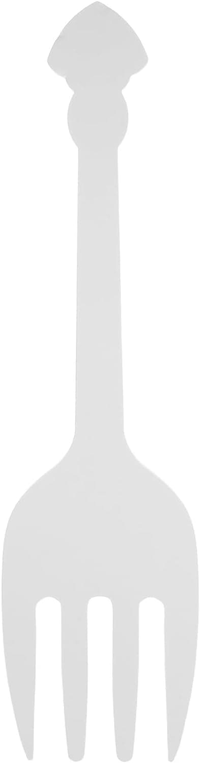 20-inch oversized white fork prop