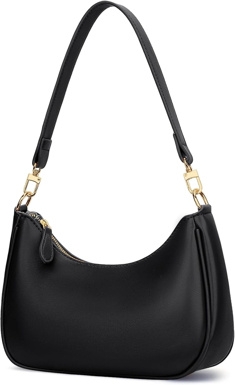 Black small hobo shoulder bag
