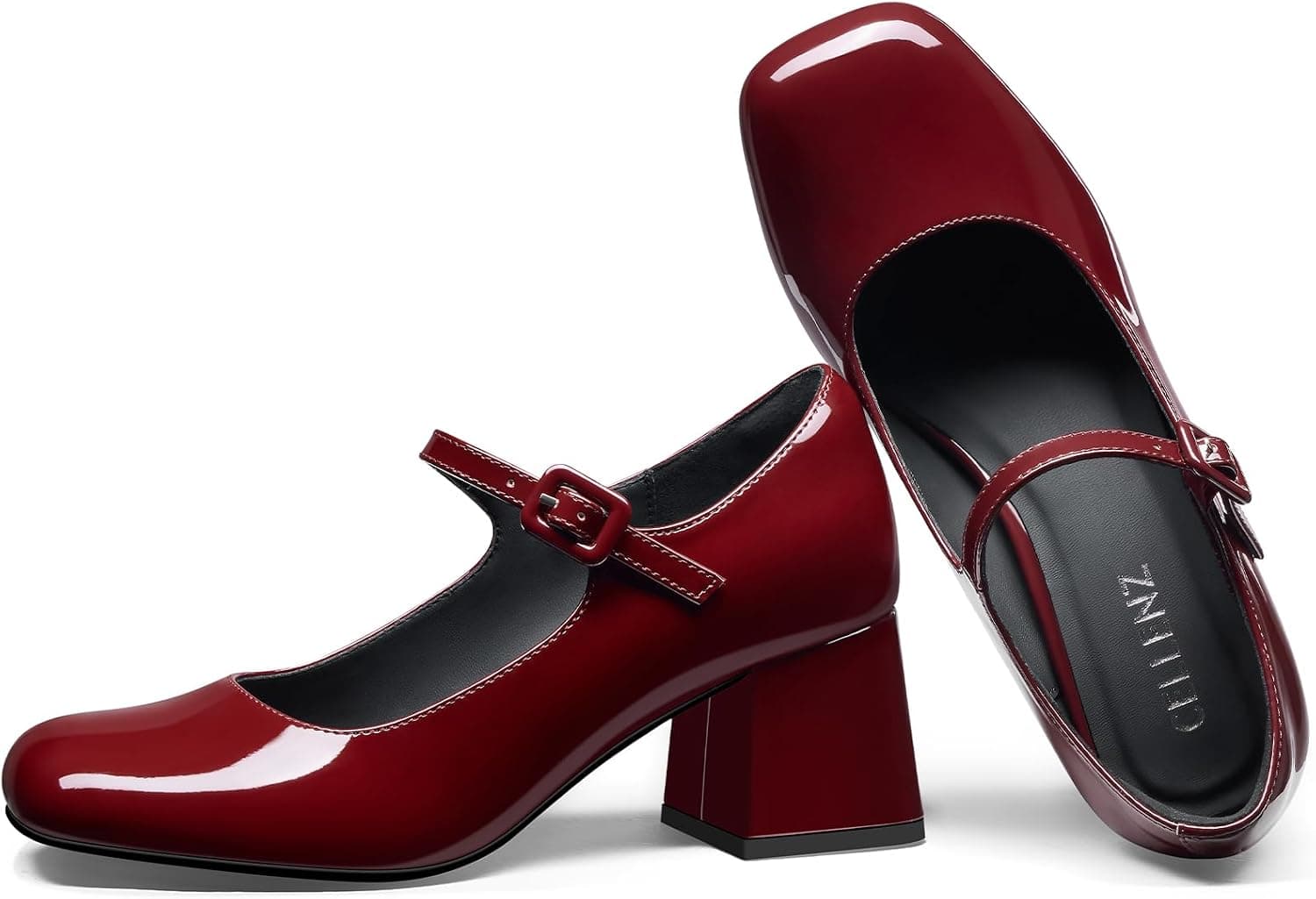 Patent-red Mary Jane pumps β sizes 6β11
