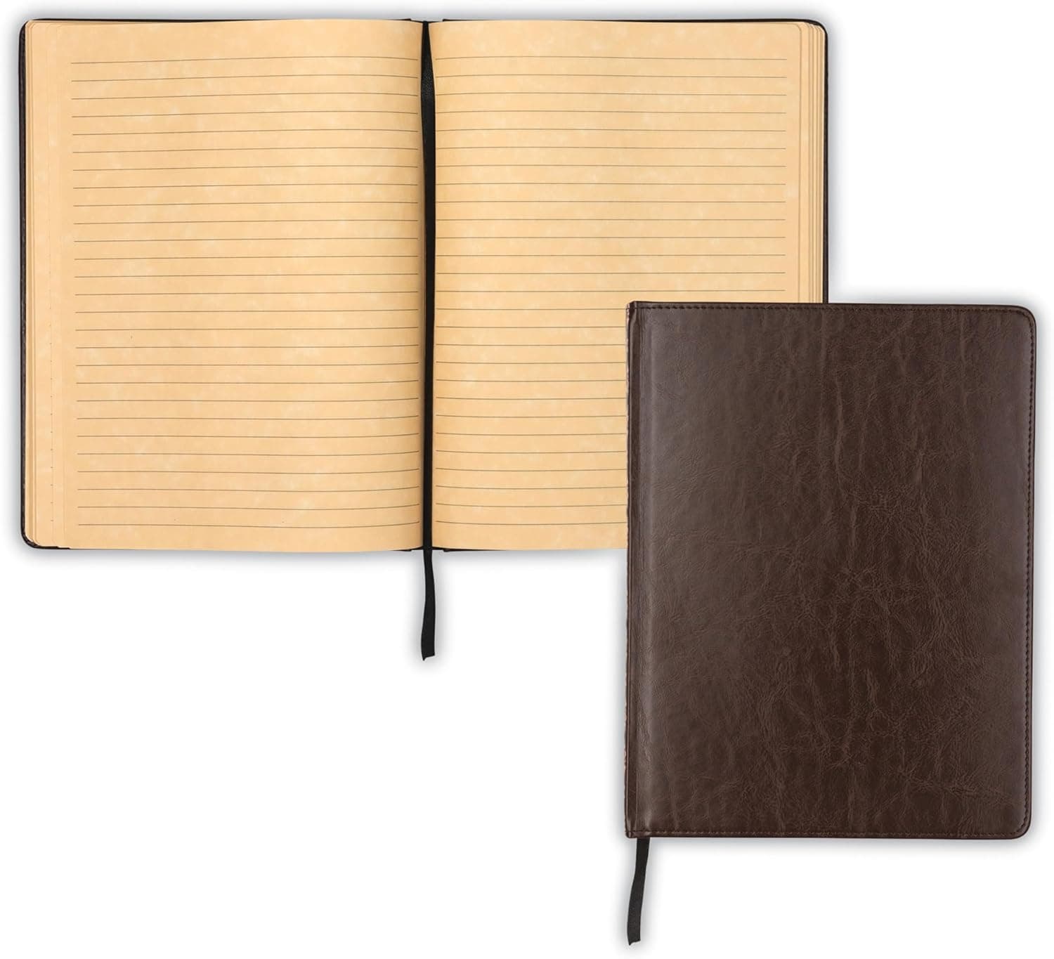 Dark-brown vintage hardcover book