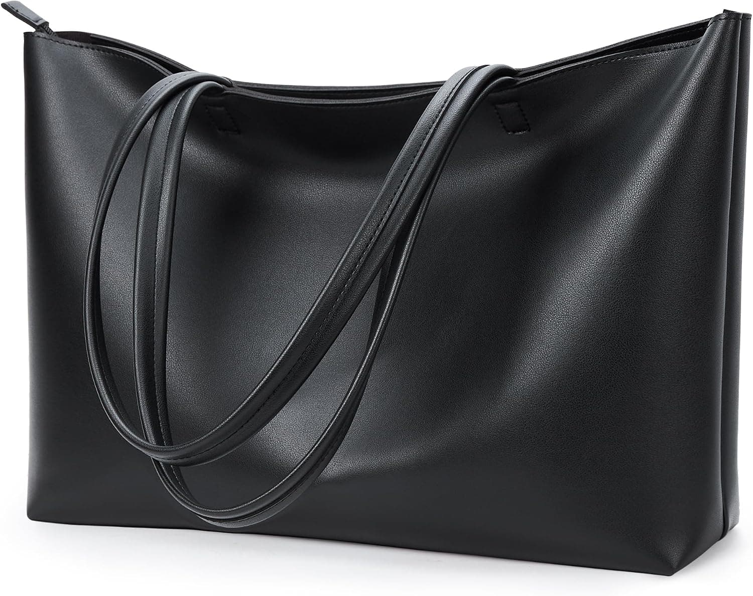Black structured tote shoulder bag β One Size/Medium/Large options